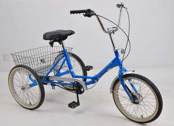 20"steel folding tricycle